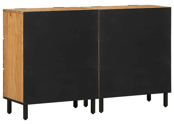 Sestava komody 2 ks 120 x 33 x 75 cm Masivní akátové dřevo 3310010