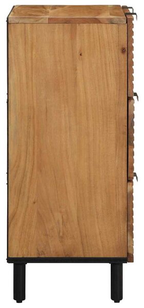 Sestava komody 2 ks 120 x 33 x 75 cm Masivní akátové dřevo 3310010