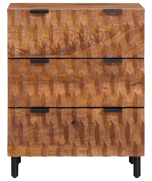 Servírovací skříň 2 ks 60 x 33 x 75 cm Masivní mangové dřevo 3310034
