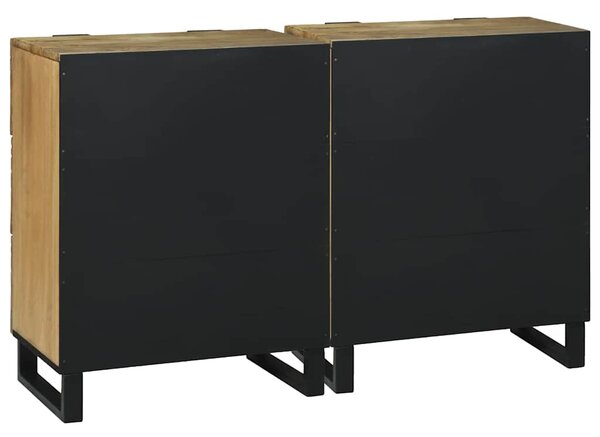 Sestava komody 2 ks Přírodní 120 x 33 x 75 cm 3310040