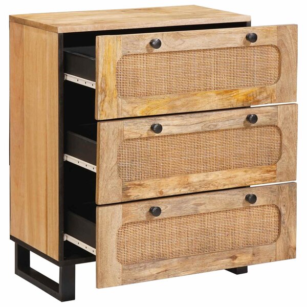 Servírovací skříň 2 ks 60 x 33 x 75 cm Masivní mangové dřevo 3310058