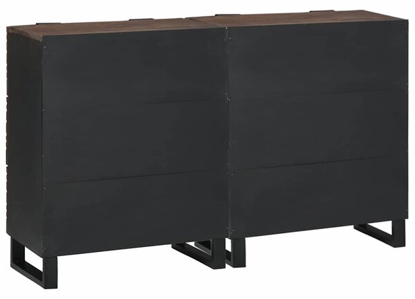 Sestava komody 2 ks Vlašský ořech 120 x 33 x 75 cm 3310052