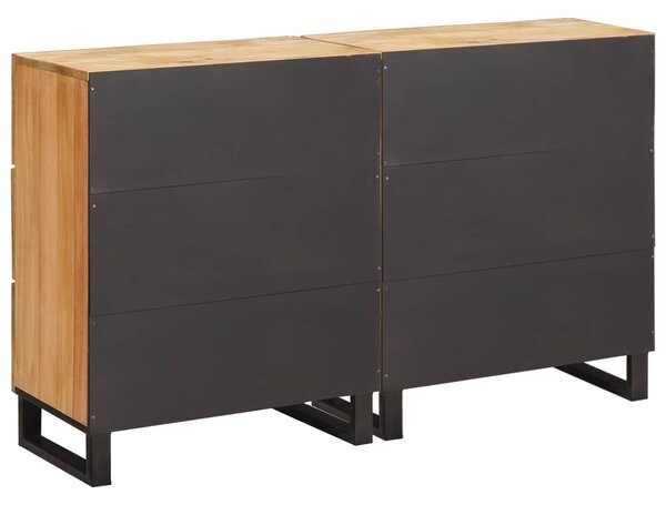 Servírovací skříň 2 ks 60 x 33 x 75 cm Masivní mangové dřevo 3310058