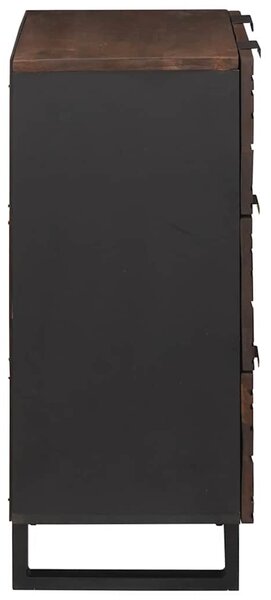 Sestava komody 2 ks Vlašský ořech 120 x 33 x 75 cm 3310052