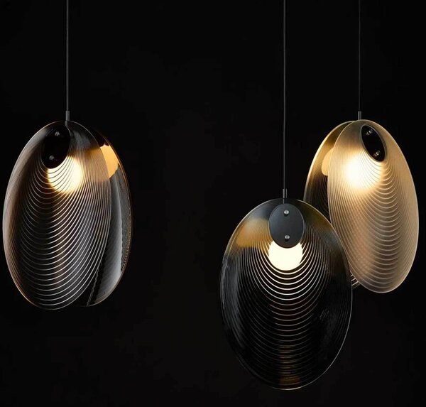 Bomma Ama LED skleněné závěsné svítidlo OtevřenáČirá
