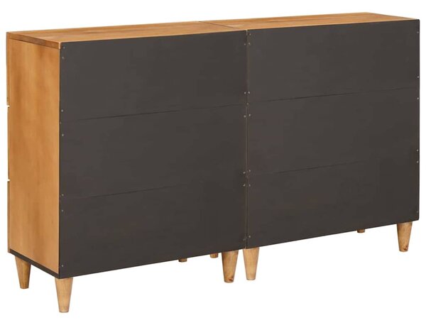 Servírovací skříň 2 ks 120 x 33,5 x 75 cm Hnědá 3310064
