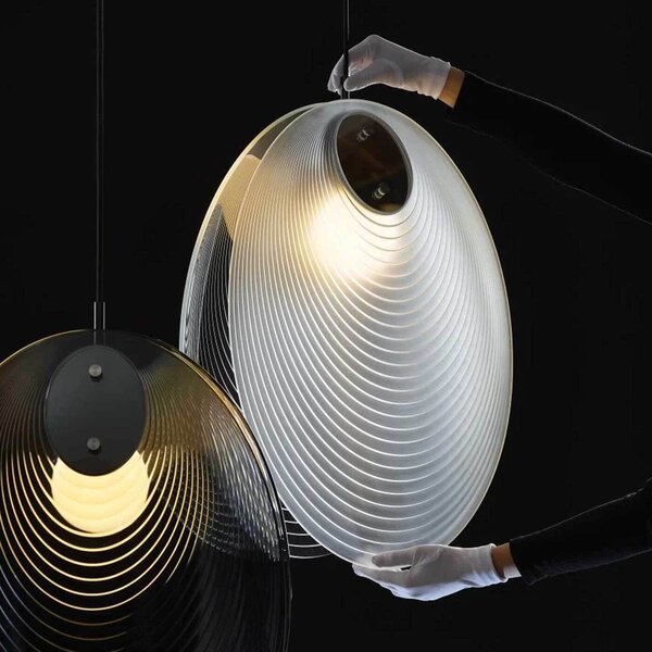 Bomma Ama LED skleněné závěsné svítidlo OtevřenáČirá