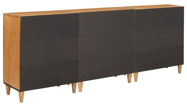 Servírovací skříň 3 ks 180 x 33,5 x 75 cm Hnědá 3310065
