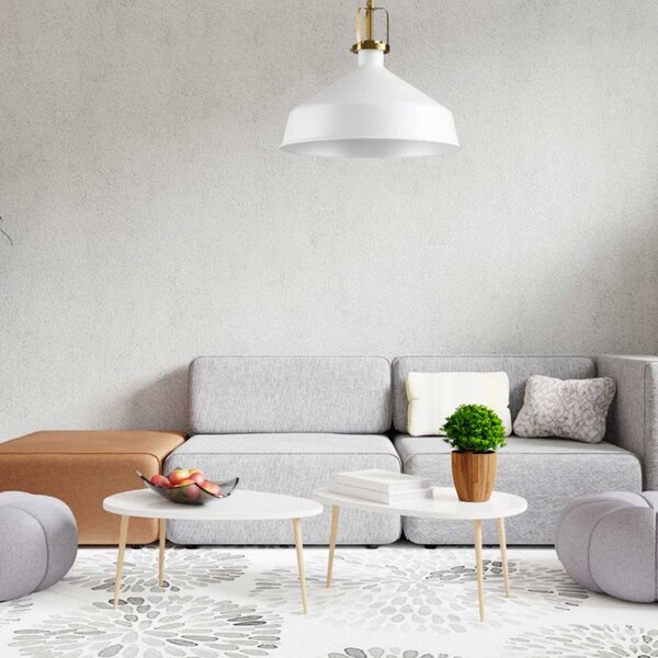 Ideal lux Eris E27 závěsné svítidlo ⌀360mmBílá