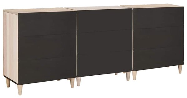 Servírovací skříň 3 ks 180 x 33,5 x 75 cm Bílá 3310071