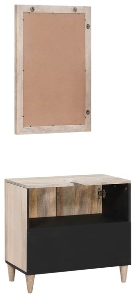 Sada koupelnového nábytku 2 ks Bílá 62 x 33 x 58 cm 3310072