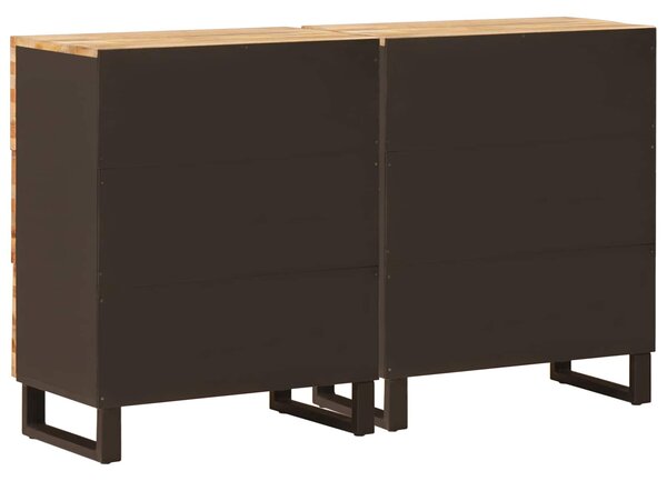 Servírovací skříň 2 ks 60 x 33 x 75 cm Masivní mangové dřevo 3310100
