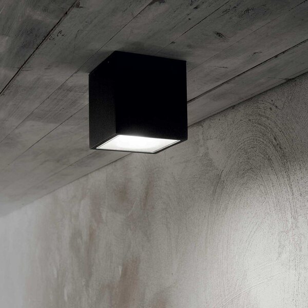 Ideal lux Techo GU10 přisazené svítidlo IP54 Šedá90mm