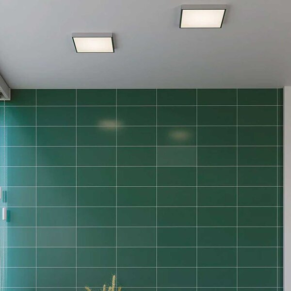 Faneurope Domo LED přisazené čtvercové svítidlo IP44 Černá