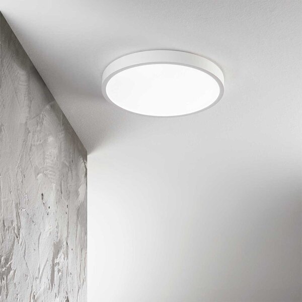 Ideal lux Ray LED přisazené kruhové svítidlo IP44 Ø 300mmČerná