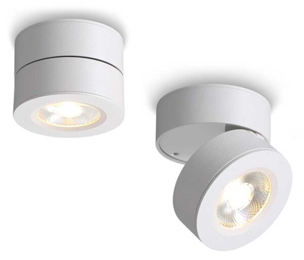 Rotex LED přisazené svítidlo natáčecí Ra>90 Bílá⌀75mm