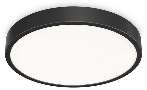 Ideal lux Ray LED přisazené kruhové svítidlo IP44 Ø 300mmČerná