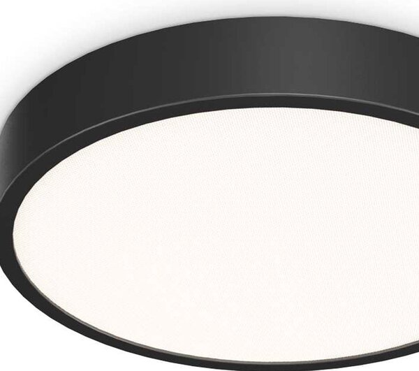 Ideal lux Ray LED přisazené kruhové svítidlo IP44 Ø 300mmČerná