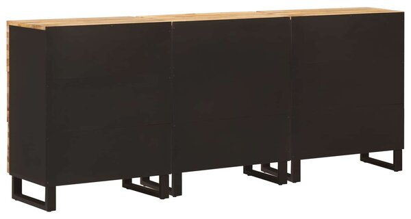 Servírovací skříň 3 ks 60 x 33 x 75 cm Masivní mangové dřevo 3310101