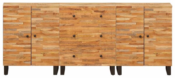 Servírovací skříň 3 ks 60 x 33 x 75 cm Masivní mangové dřevo 3310101