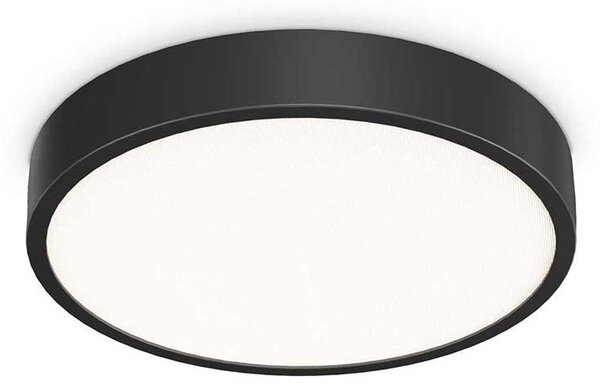 Ideal lux Ray LED přisazené kruhové svítidlo IP44 Ø 300mmČerná