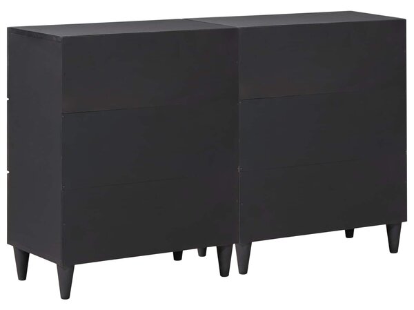 Úložné skříně 2 ks 120 x 33 x 75 cm Masivní mangové dřevo 3310139