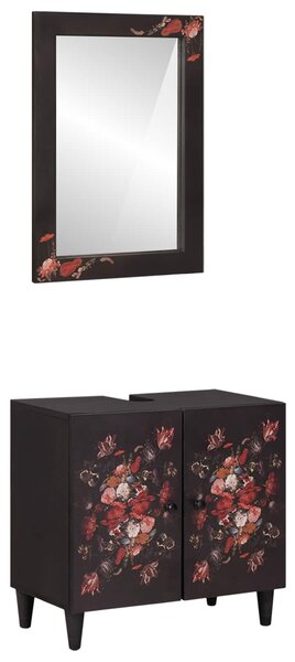 Sada koupelnových skříněk 2 ks 62 x 33 x 58 cm 3310141