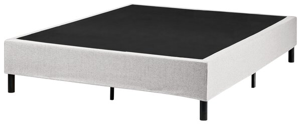 Kontinentální postel bez čela Tkanina COUNTESS 140 x 200 cm Světle šedá