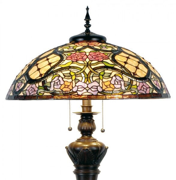 Stojací lampa Tiffany – 55x150 cm