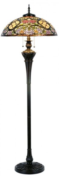Stojací lampa Tiffany – 55x150 cm