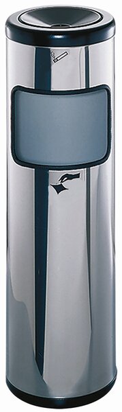 Odpadkový koš s popelníkem TKG Magnum 24 L, 360002, nerezová ocel