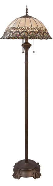 Stojací lampa Tiffany- Ø 50*165 cm 3x E27 / Max 60w – 50x165 cm
