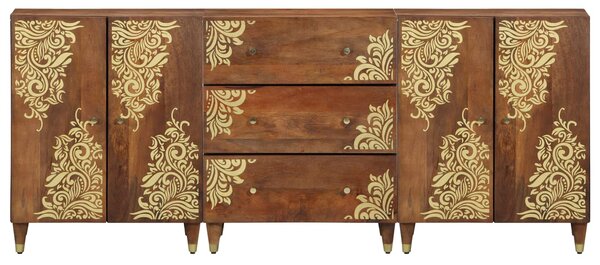 Sada koupelnových skříněk 3 ks 180 x 33 x 75 cm 3310146