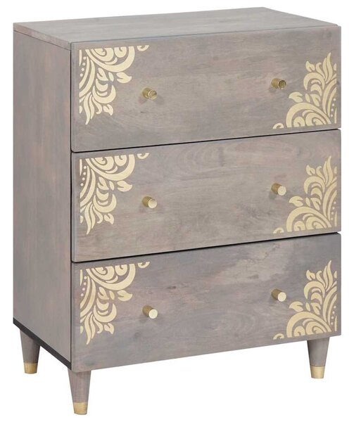 Servírovací skříň 2 ks 60 x 33 x 75 cm Masivní mangové dřevo 3310151