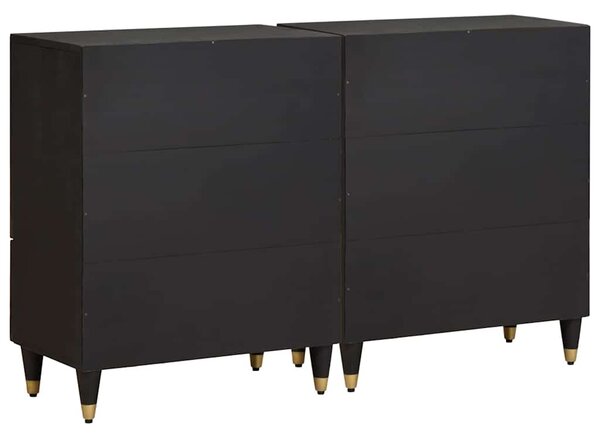 Servírovací skříň 2 ks 60 x 33 x 75 cm Masivní mangové dřevo 3310157