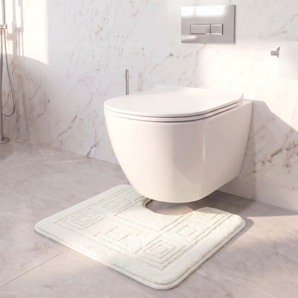 Kvalitex WC předložka ornament smetanový