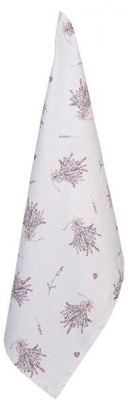 Bavlněná utěrka Lavander Garden – 50x70 cm