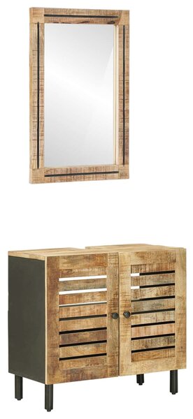 Sada koupelnových skříněk 2 ks Přírodní 62 x 33 x 58 cm 3310165