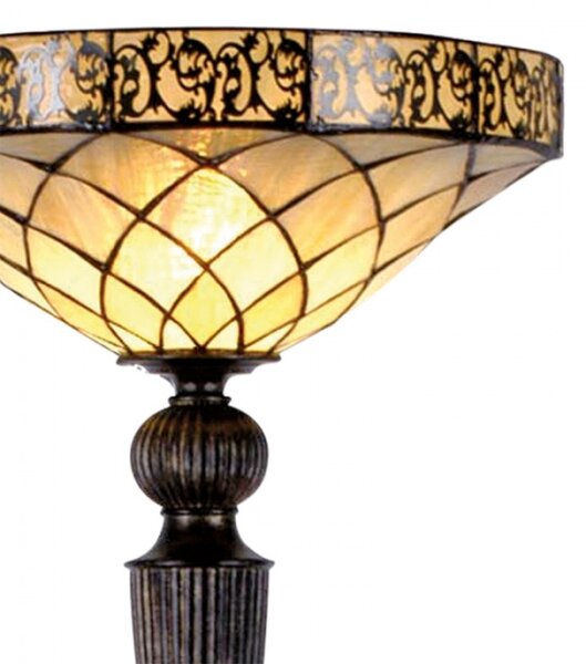 Stojací lampa Tiffany- Ø 41*179 cm 1x E27 / max – 41x179 cm