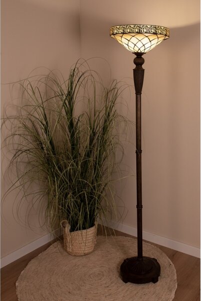 Stojací lampa Tiffany- Ø 41*179 cm 1x E27 / max – 41x179 cm