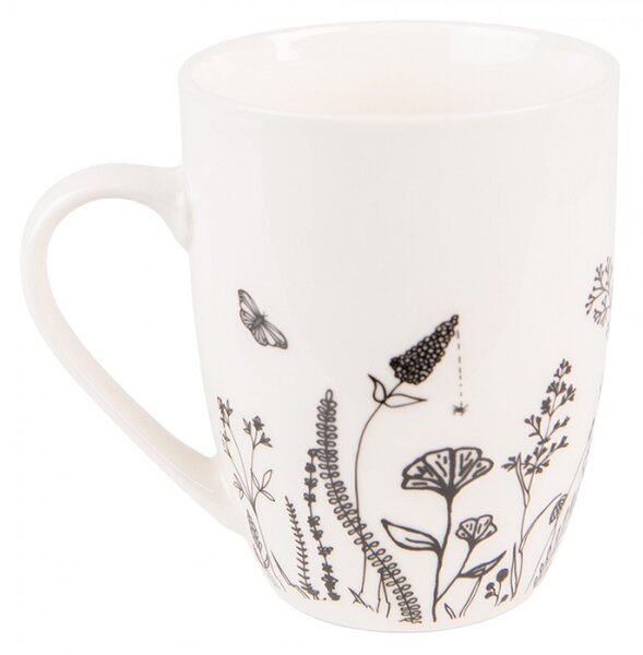 Porcelánový hrnek s květinami Flora And Fauna – 300 ml