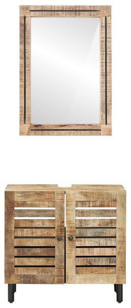 Sada koupelnových skříněk 2 ks Přírodní 62 x 33 x 58 cm 3310165