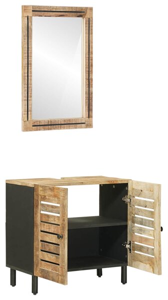 Sada koupelnových skříněk 2 ks Přírodní 62 x 33 x 58 cm 3310165