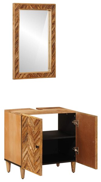 Sada koupelnových skříněk 2 ks 62 x 33 x 58 cm 3310177