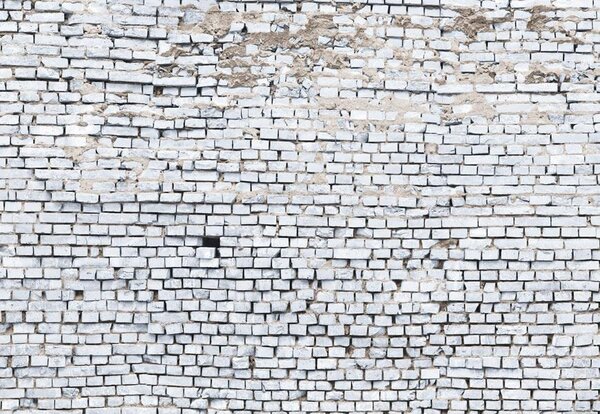 Fototapety cihlová stěna White Brick, rozměr 368 cm x 254 cm, fototapety KOMAR 8-881