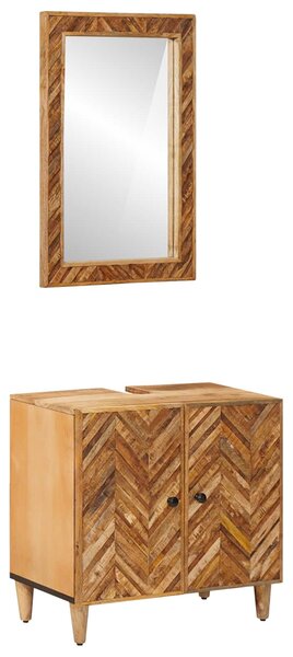 Sada koupelnových skříněk 2 ks 62 x 33 x 58 cm 3310177