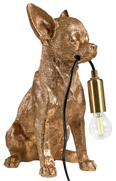 Stolní lampa Pes ROCCO Zlatá
