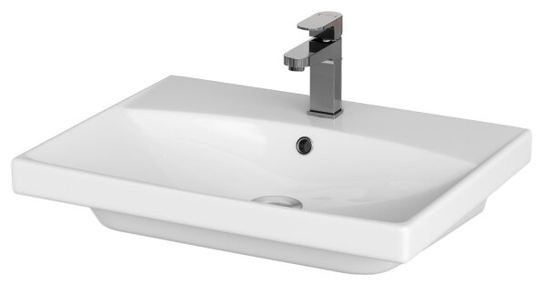 Cersanit S801-142-DSM -Závěsná koupelnová skříňka s umyvadlem LARA CITY 60 bílá