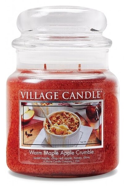 Svíčka Village Candle - Warm Maple Apple Crumble 390 g