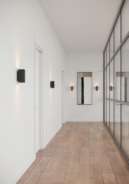 Nordlux - LED Stmívatelné nástěnné svítidlo CURTIZ 2xLED/4,5W/230V černá